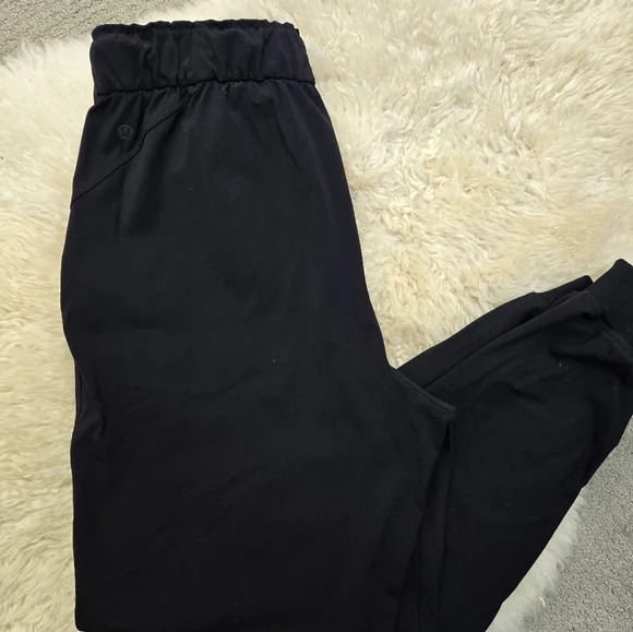 Lululemon Stretch women's high rise black joggers - Picture 4 of 4